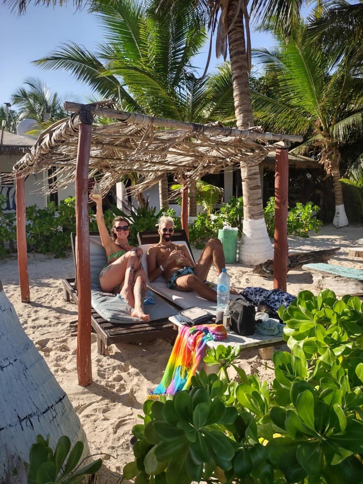 Lunazul Eco-Cabana Frente Al Mar Маауаль Екстер'єр фото