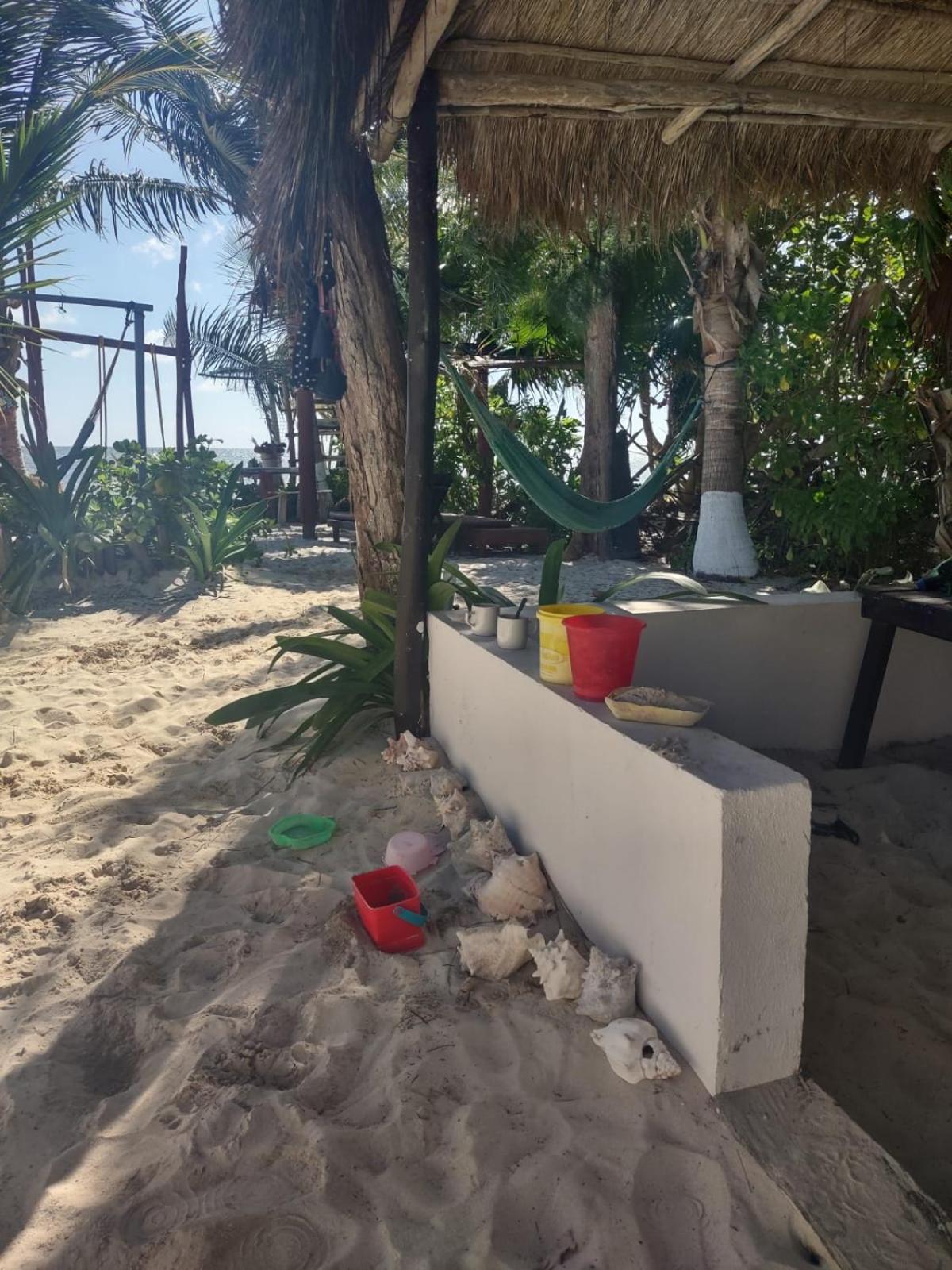 Lunazul Eco-Cabana Frente Al Mar Маауаль Екстер'єр фото